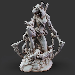 Ratfolk Scout "Nezumi" model for Dungeons and Dragons