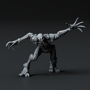 Warforged Assassin miniature for Dungeons and Dragons | Pathfinder