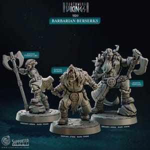 Barbarian Berserker for Dungeons and Dragons | Pathfinder