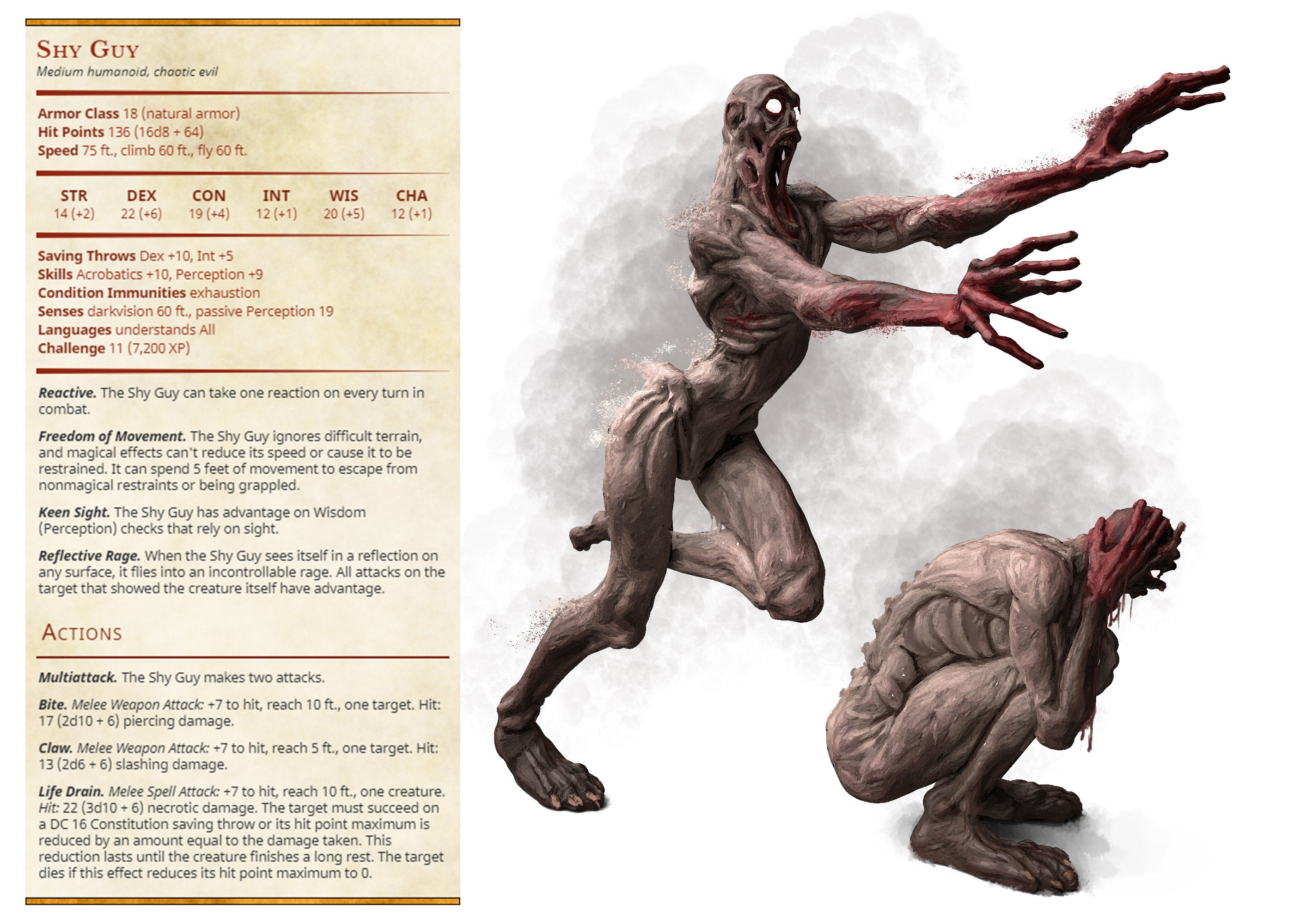 SCP-096 Shy Guy model for Dungeons and Dragons -  Portugal