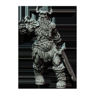 Zombie Frost Giant miniature for Dungeons and Dragons