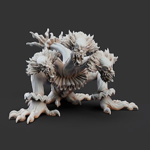Clown Hydra miniature for Dungeons and Dragons