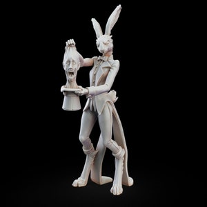 White Rabbit miniature for Dungeons and Dragons