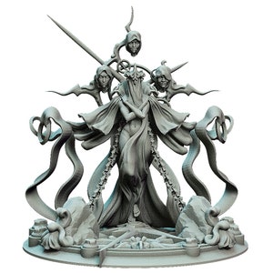 Lady of Entropy miniature for Dungeons and Dragons