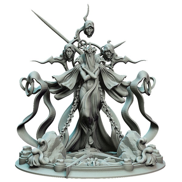Lady of Entropy miniature for Dungeons and Dragons
