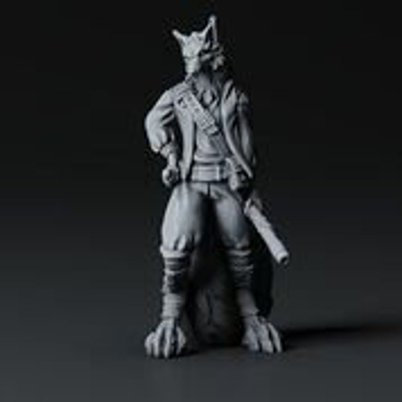 Kitsune Azatas miniature for Pathfinder Dungeons and Etsy