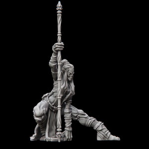 Gith Monk miniature for Dungeons and Dragons