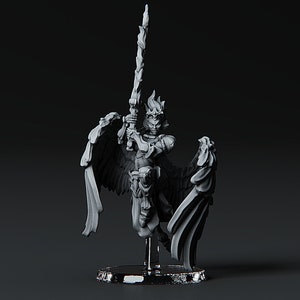Deva Female miniature for Dungeons and Dragons | Pathfinder
