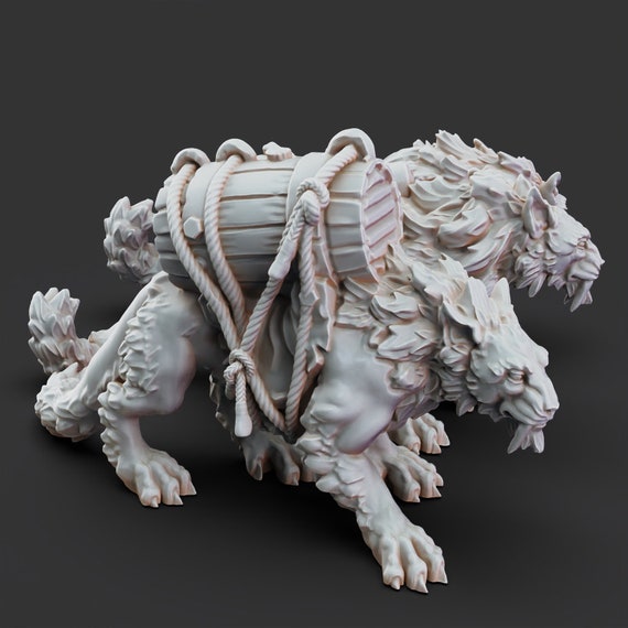 Unpainted DND Cat Miniature Figurine For Tabletop RPGs – Fantasy Collectible For Dungeons & Dragons, Pathfinder | Designed By M3DM