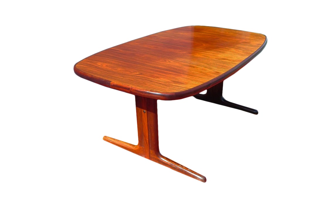 ON HOLD MCM Danish Solid Rosewood Dining Table by Skovby Møbelfabrik