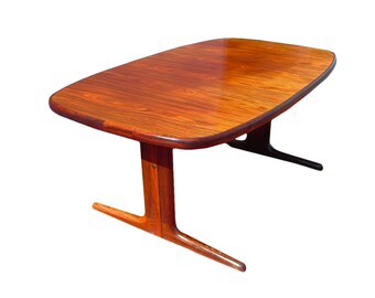 ON HOLD MCM Danish Solid Rosewood Dining Table by Skovby