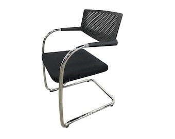 Chrome Cantilever Frame "Visavis" Office Chair by Antonio Citterio for Vitra