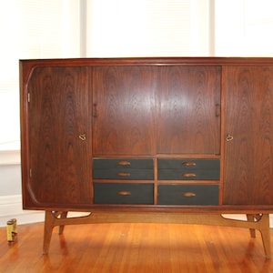 Awesome Mid-Century Teak Danish Modern Credenza|Sideboard|Dresser