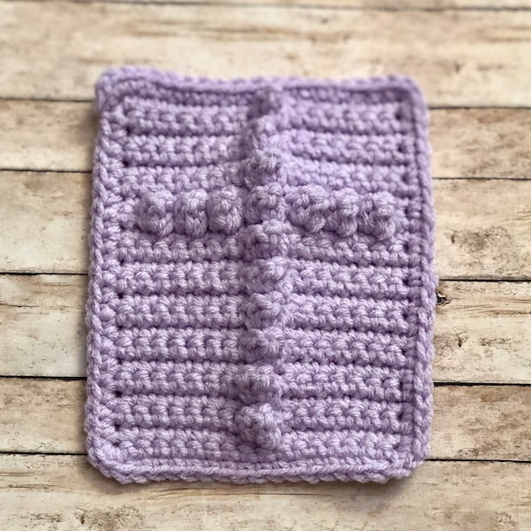 Crocheted pocket prayer cloth/prayer square