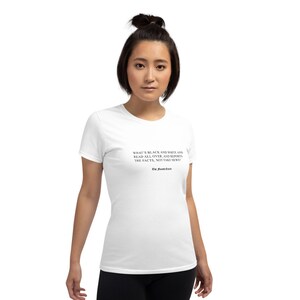 What&#39;s Black and White and Read All Over Women&#39;s short sleeve t-shirt