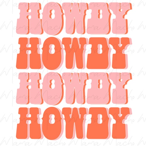 HOWDY Digital Download - Etsy