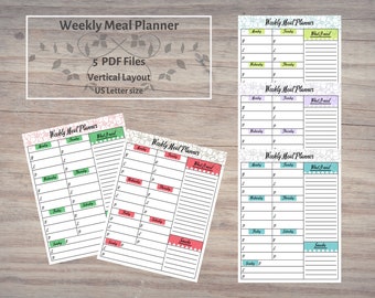 Weekly Meal Planner / Printable