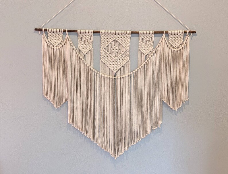 Large Macrame Wall Hanging Layered Macrame Boho Decor Etsy
