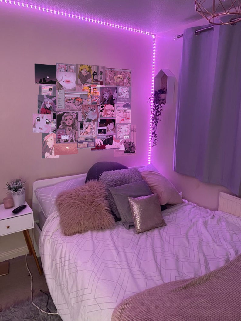 50PCS Anime Wand Collage Kit Kawaii Wandkunst ästhetische | Etsy