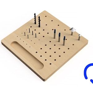 CNC Tool Organizer Download CNC Bit for Shapeoko or CNC Router Bit Storage