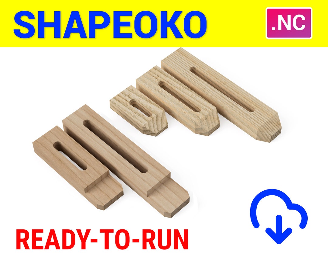 CNC Clamps, Hold Clamps for CNC Router Digital Plans CNC Files for