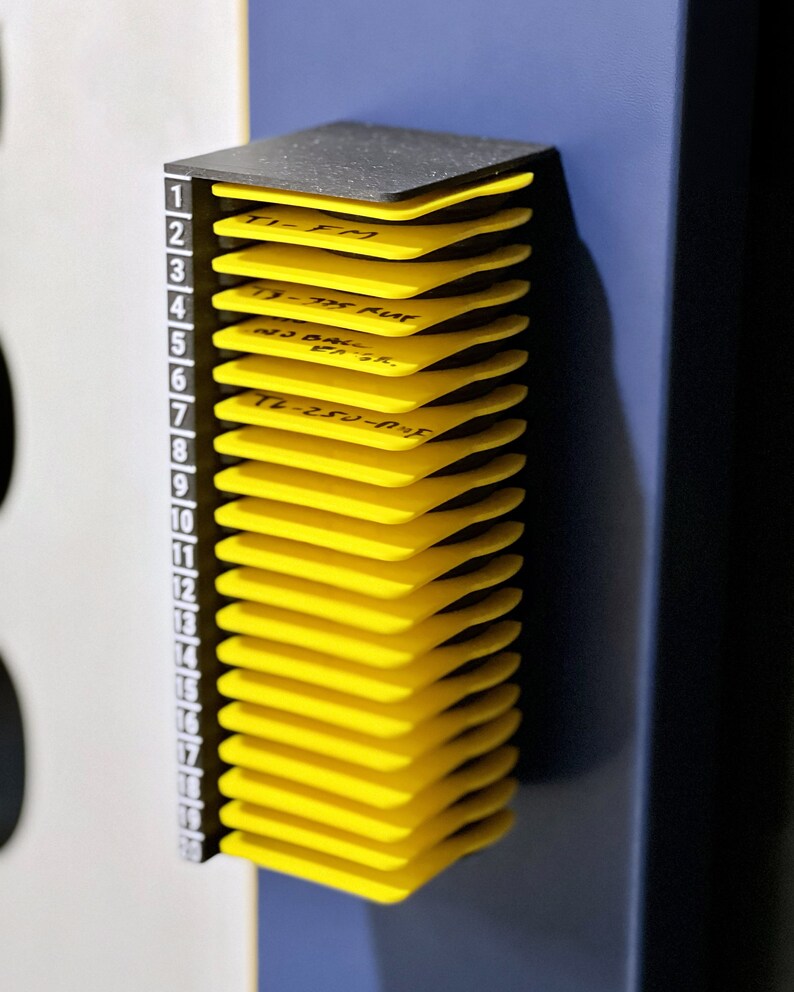 CAT40 CNC Tool Tag Tower Storage for CNC Tool Tags Etsy