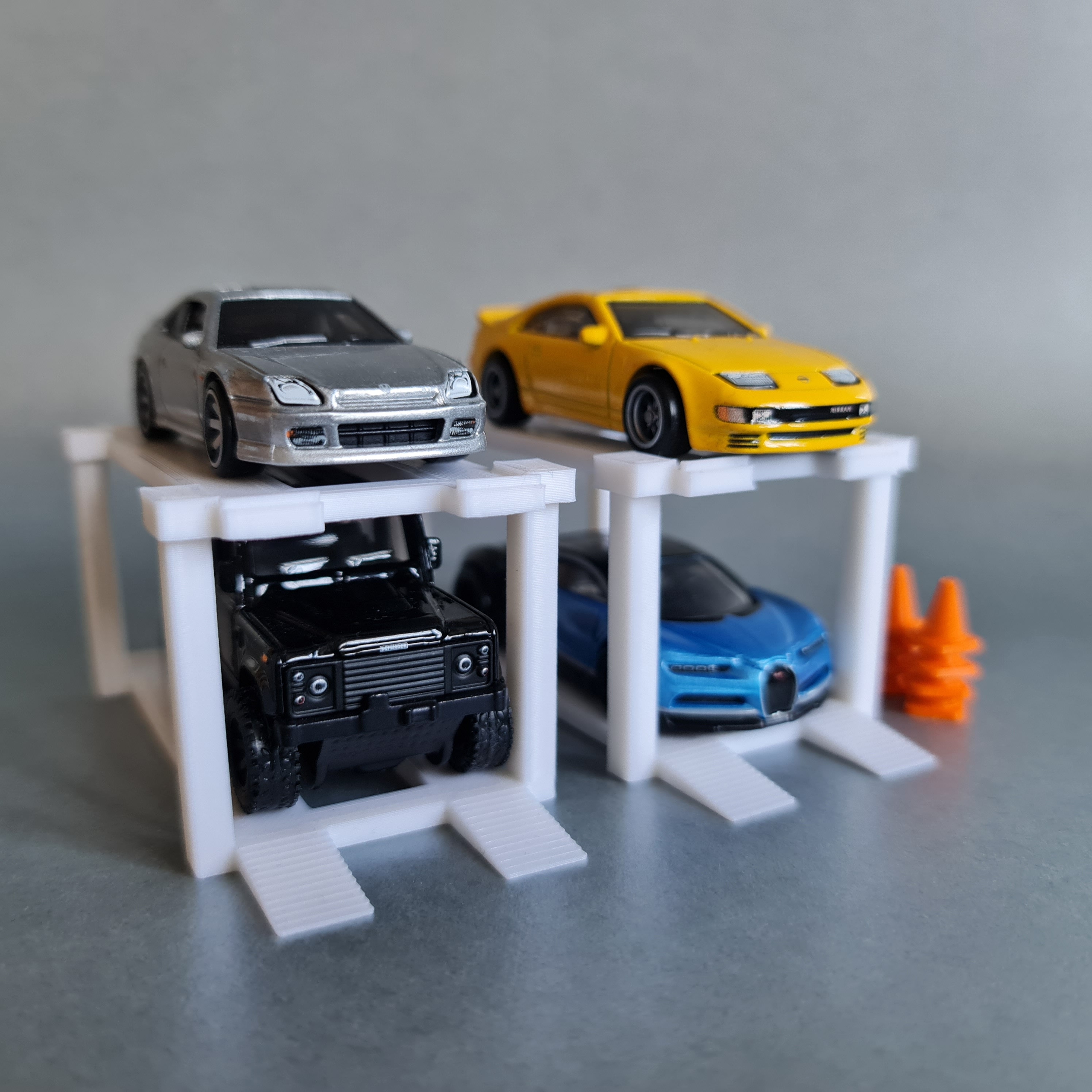 1 64 Garage Ramp Diorama Hotwheels Matchbox Etsy