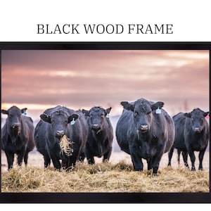 Black 16x24 Picture Frame Wood 16x24 Photo Poster Frames MADE IN USA Office  Poster 
