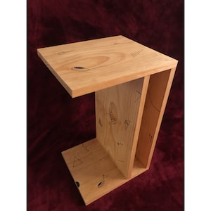 Handmade Wood End Table/Nightstand