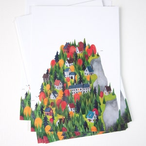 Montagne d'automne - carte postale