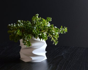 Geometric Planter Etsy
