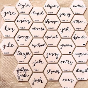 Wedding Table Name Cards