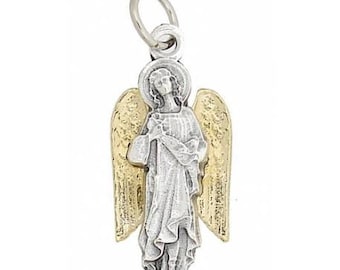 Archangel Raphael Golden Wings Medal, religious medals.