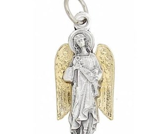 Erzengel Raphael Goldene Flügelmedaille, religiöse Medaillen.