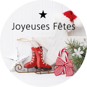 étiquette kraft, sticker autocollant pour vos fournitures de loisir créative,  pour vos cadeaux anniversaires et fêtes de 10 à 50 unités.