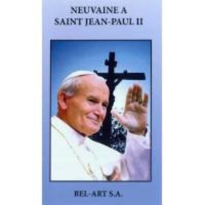 Saint John Paul II novena booklet for your devotions, prayer booklet to offer or treat yourself, ideal gift for religious festivals.