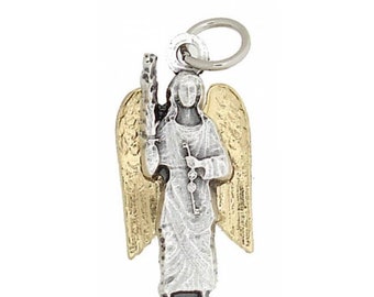 Medaille  Archange Saint Michel Ailes Dorées, médailles religieuse.