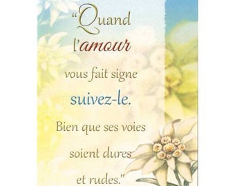 carte double avec enveloppe