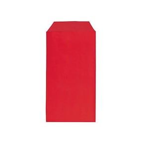 Borsa Kraft, per sacchetti di semi, caramelle o progetti personalizzati. Resistente busta in carta kraft.Mini busta, tinta Rossa 7x12.