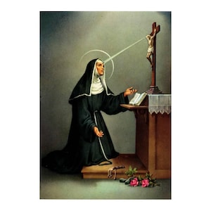 Carte postale simple Sainte Rita, 10 x 15 cm.