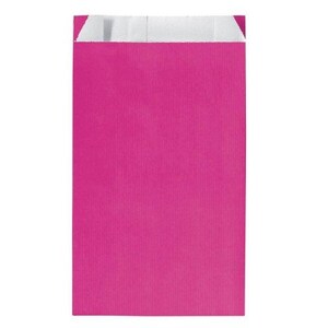 Borsa Kraft, per sacchetti di semi, caramelle o progetti personalizzati. Borsa resistente in carta kraft. Mini pochette, colore Lampone 12x20.