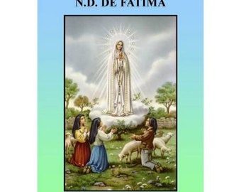 Livret de neuvaine Notre Dame de Fatima pour vos dévotions, livret de prière à offrir ou s'offrir, cadeau idéal pour des fêtes religieuses.