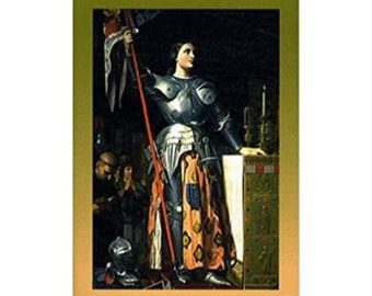 Livret de neuvaine Sainte Jeanne d'Arc. pour vos dévotions, livret de prière à offrir ou s'offrir, cadeau idéal pour des fêtes religieuses.