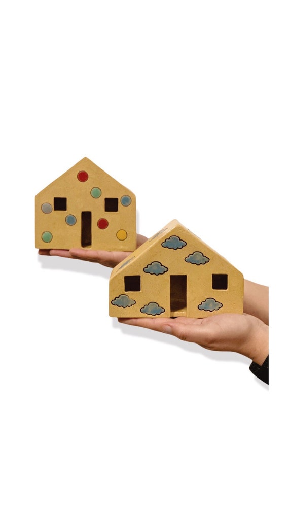 Handmade Ceramic Houses Decorative Ceramic House Unique Etsy