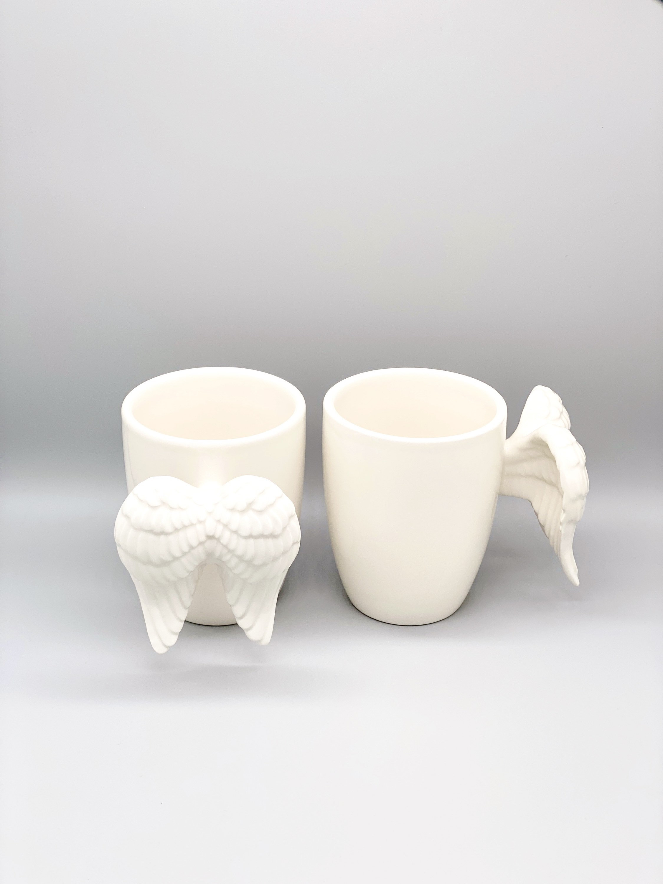 Angel Wings Tea Mug Coffee Mug Decorated Mug Housewarming Etsy