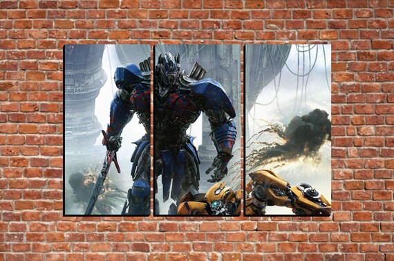 Transformers Canvas Wall Art Room Decor Optimus Prime Etsy