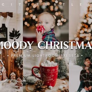 Moody Warm Christmas Lightroom Presets