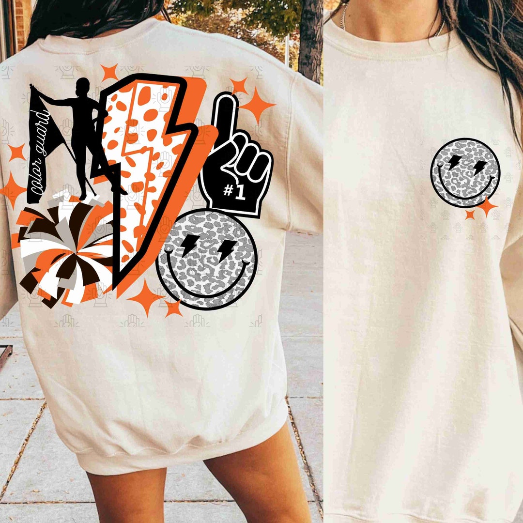 Color Guard Collage Design Cheerleading Design Retro Vibes - Etsy