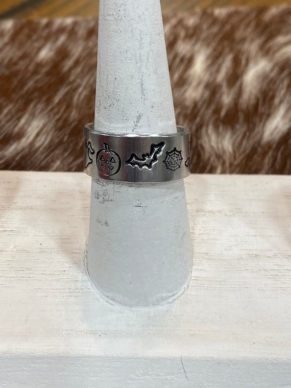 Halloween Jewelry, Halloween Ring, Spooky ring, ghost ring, cat ring, witch ring, pumpkin ring, bat ring, hocus pocus jewelry, boho hippie