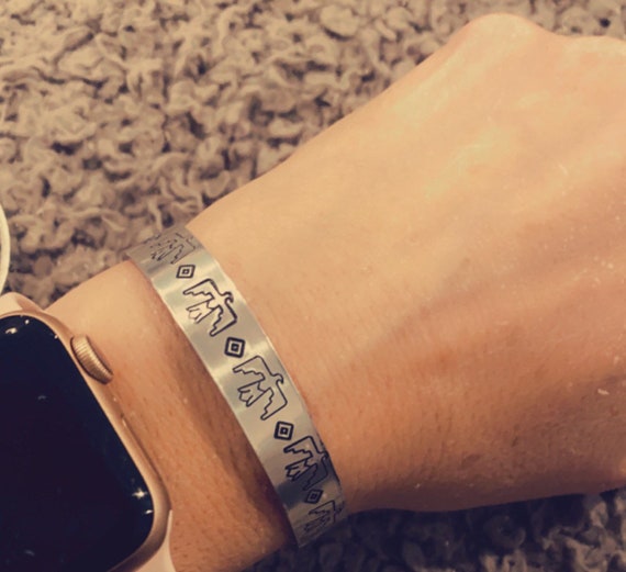 Thunderbird Bracelet Cuff, Thunderbird Jewelry, Western Jewelry, Hand Stamped, Rodeo Wear, Cowgirl Jewelry, Cowgirl Bracelet, Boho Jewelry